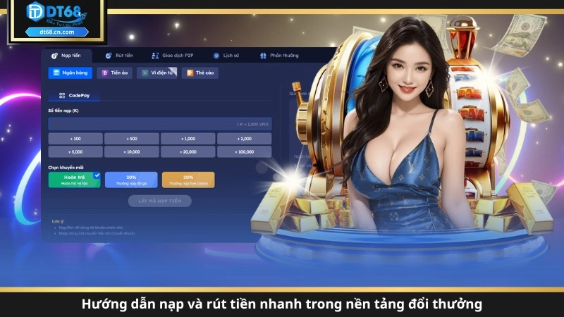 Hệ thống của nhà cái cam kết xử lý giao dịch tức thì